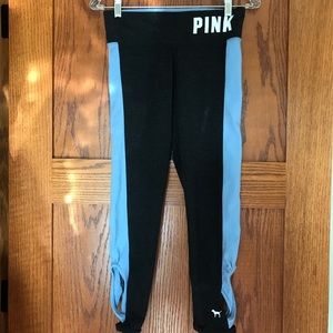 Pink capris leggings
